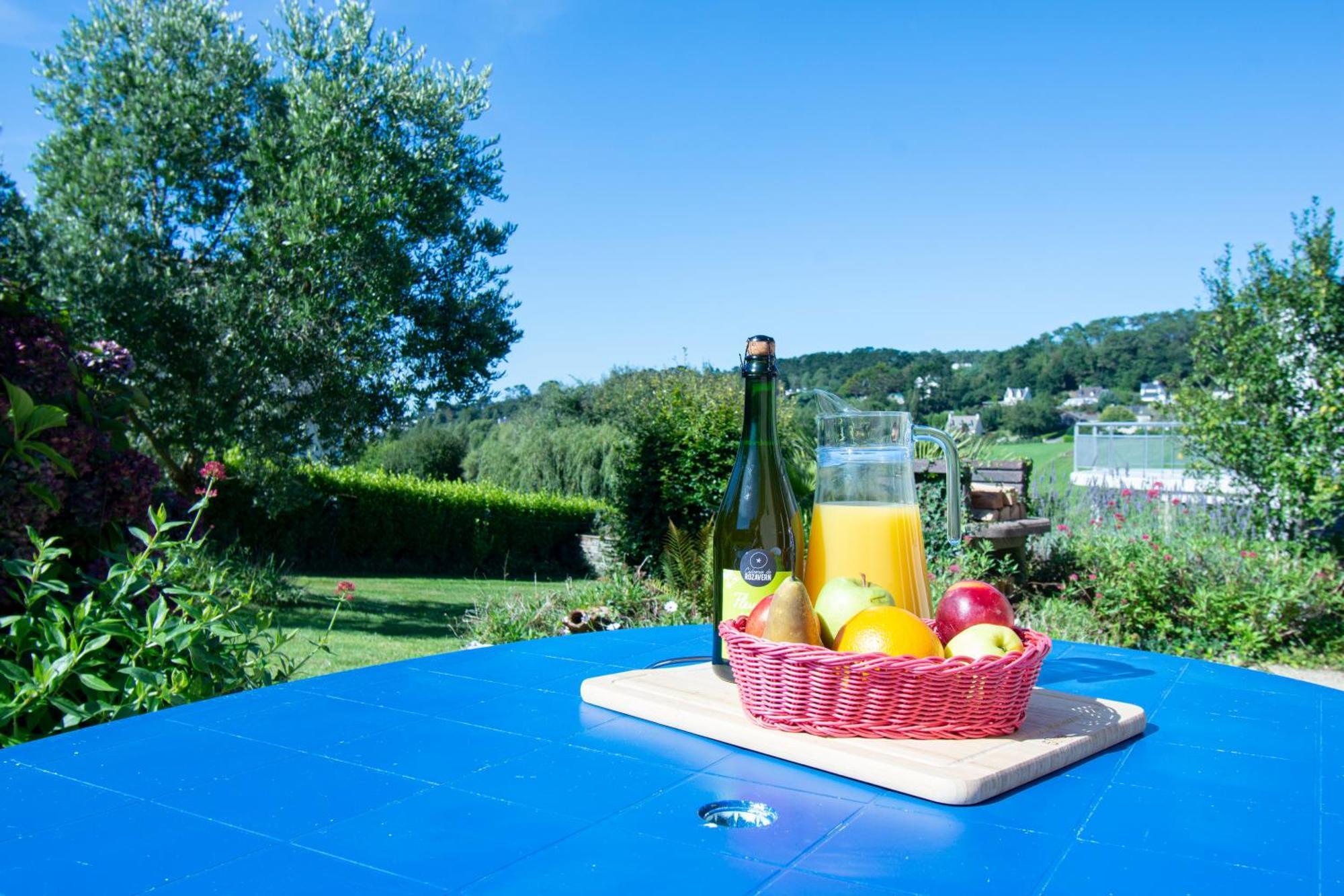 Goul Ar Roz I Terrasse Sud & Vue Mer Telgruc-sur-Mer Exterior foto